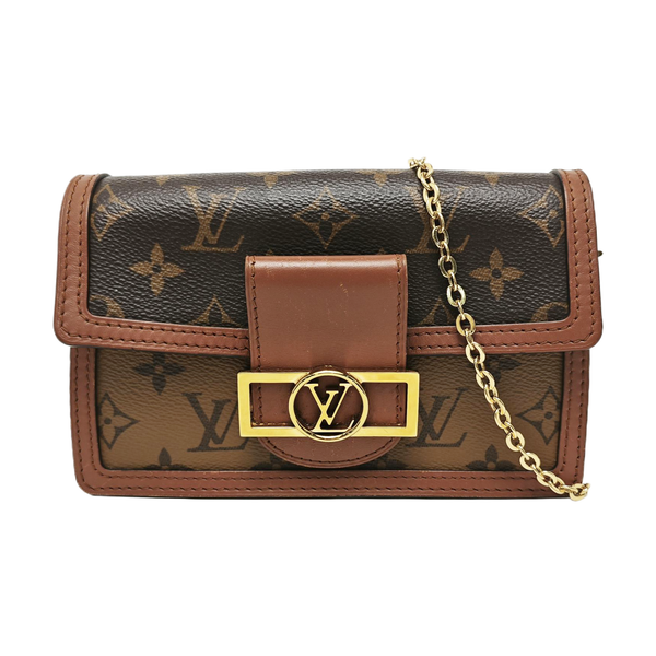 DAUPHINE WOC Monogram Coated Canvas Brown