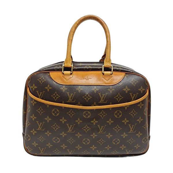 DEAUVILLE Monogram Coated Canvas Brown