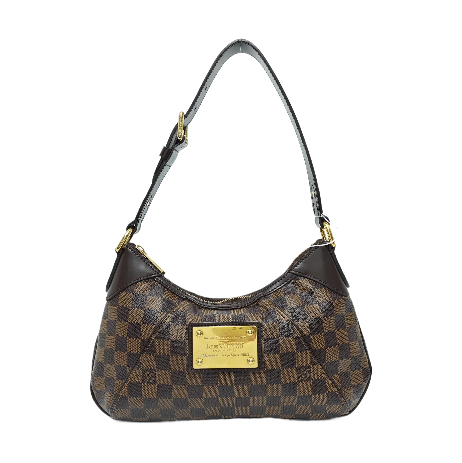 GALLIERA Damier Ebene Coated Canvas Brown
