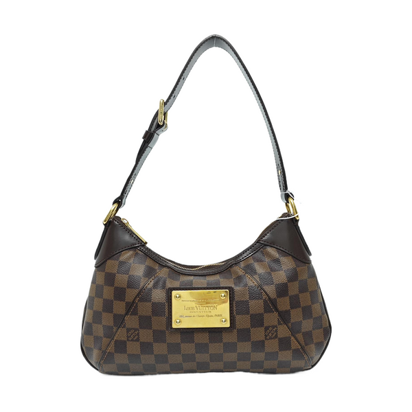 GALLIERA Damier Ebene Coated Canvas Brown