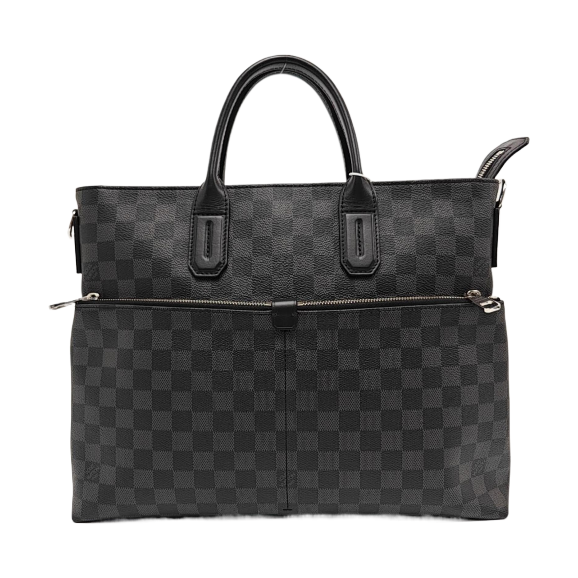 7 DAYS A WEEK Damier Graphite Coated Canvas Gray