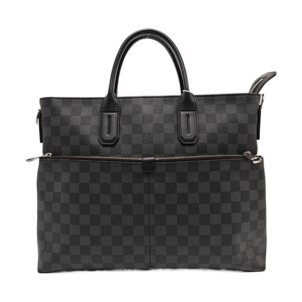 7 DAYS A WEEK Damier Graphite Coated Canvas Gray
