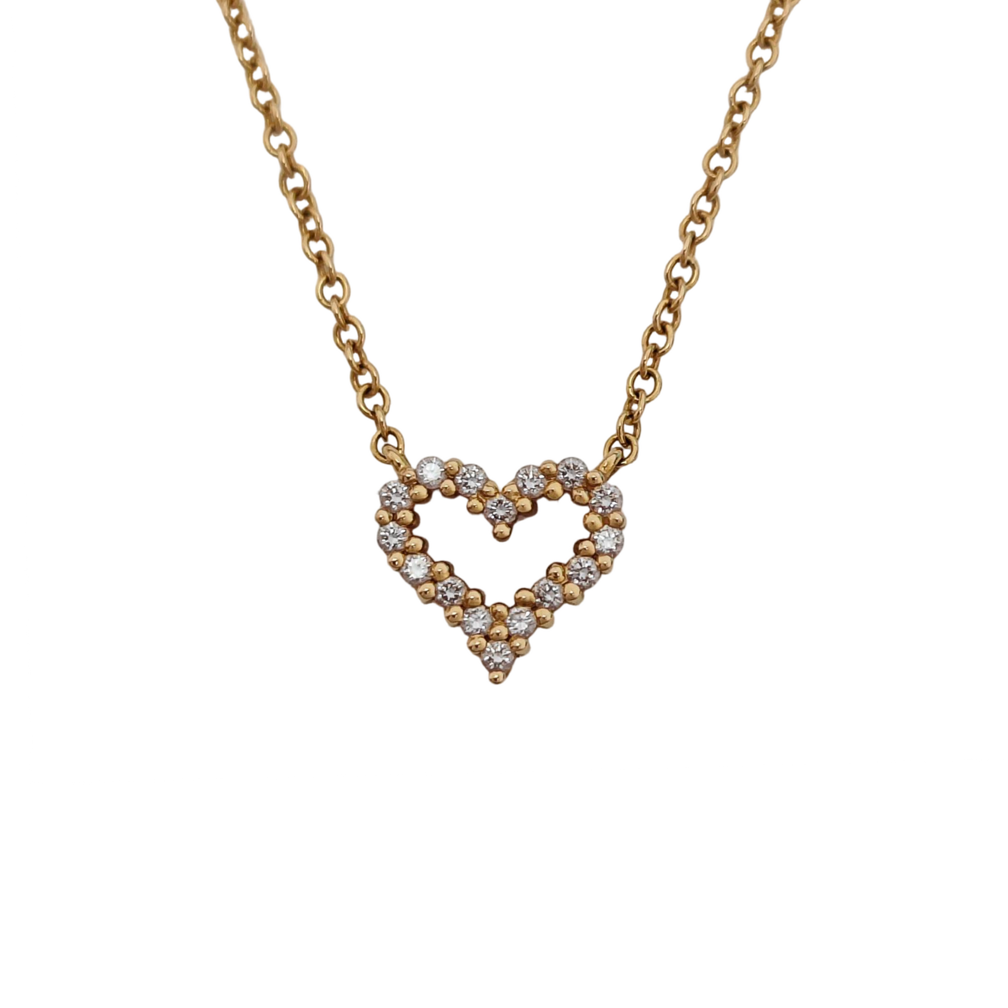 Tiffany Hearts 18k Rose Gold Necklace