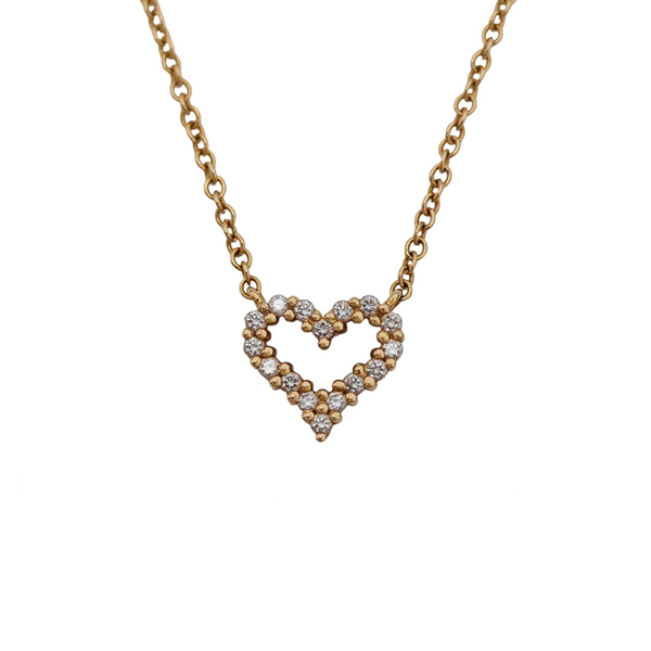 Tiffany Hearts 18k Rose Gold Necklace