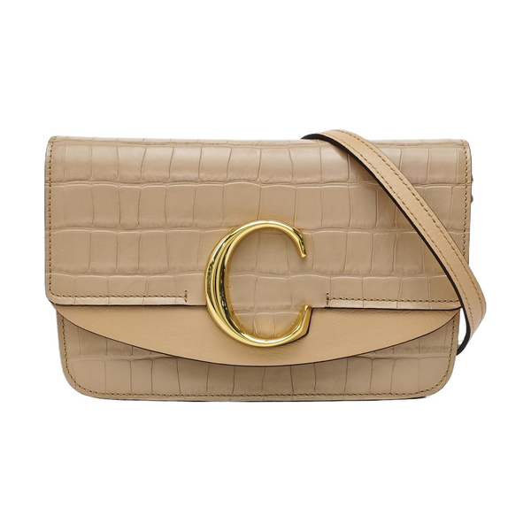 Chloé C Calfskin Beige