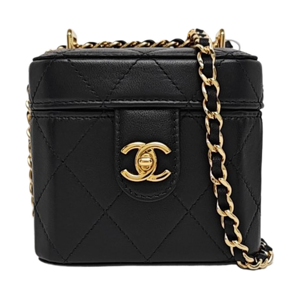 Quilted Lambskin Small Black