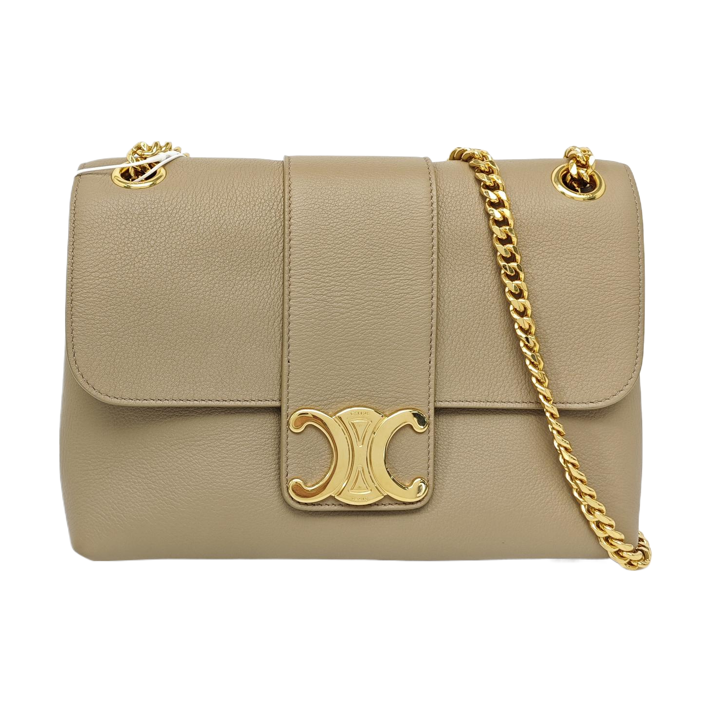 TEEN VICTOIRE Medium Calfskin Gray