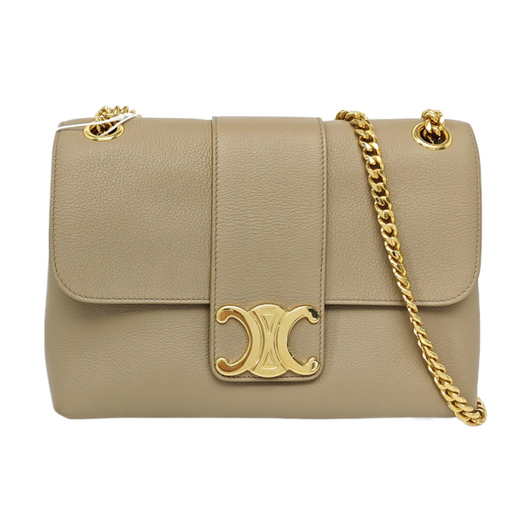 TEEN VICTOIRE Medium Calfskin Gray