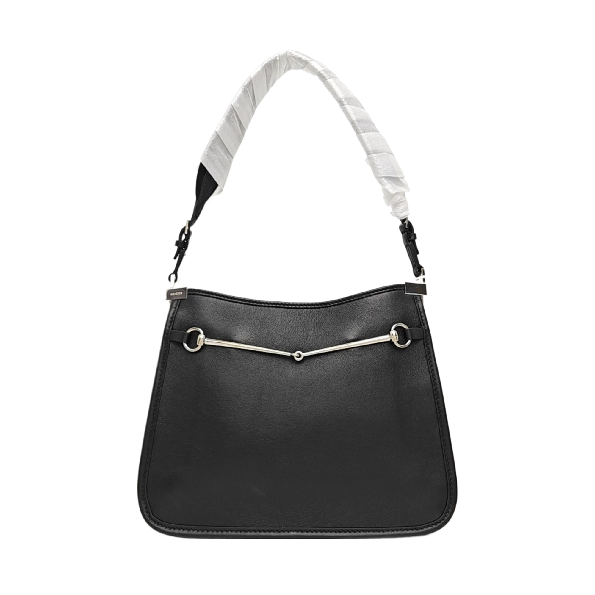 Horsebit Slim Small Calfskin Black
