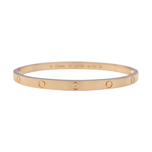 LOVE 18k Rose Gold Bangle