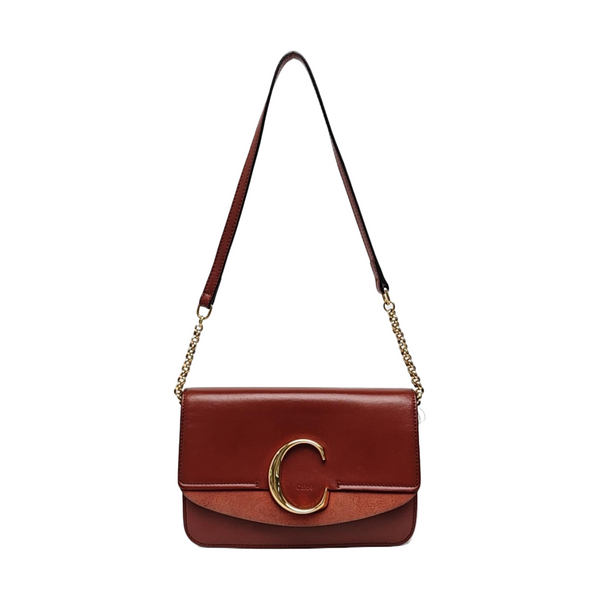 Chloé C Calfskin Brown