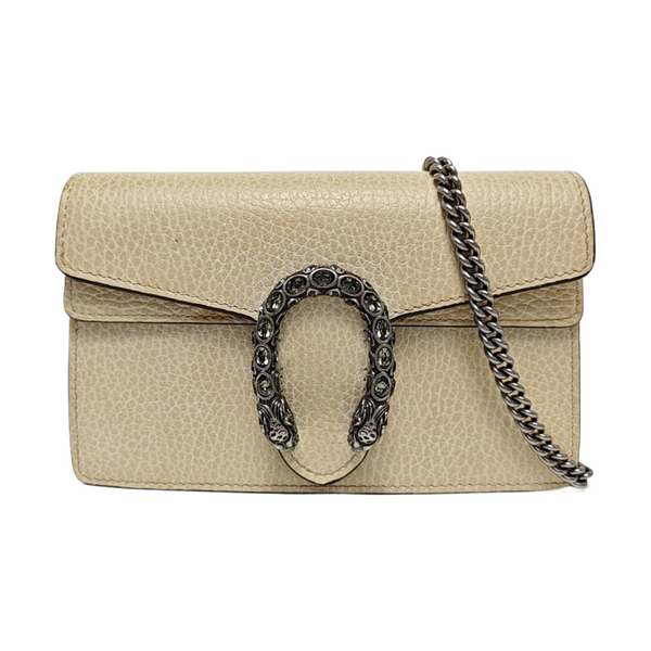 Dionysus Super Mini Calfskin Beige