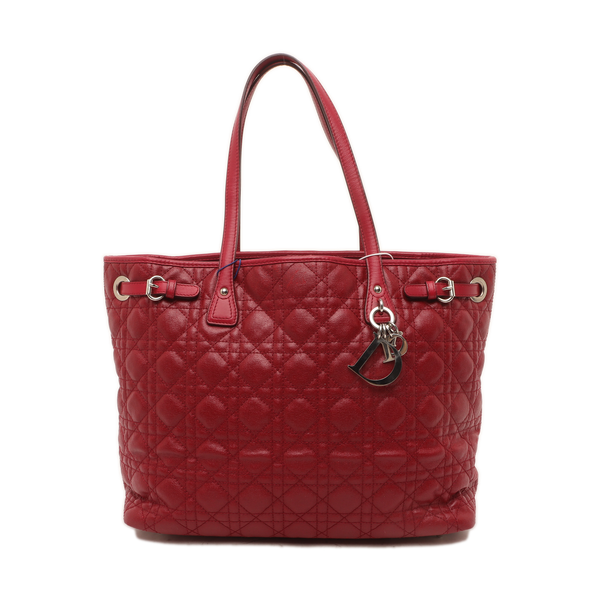 Panarea Cannage Coated Canvas Red