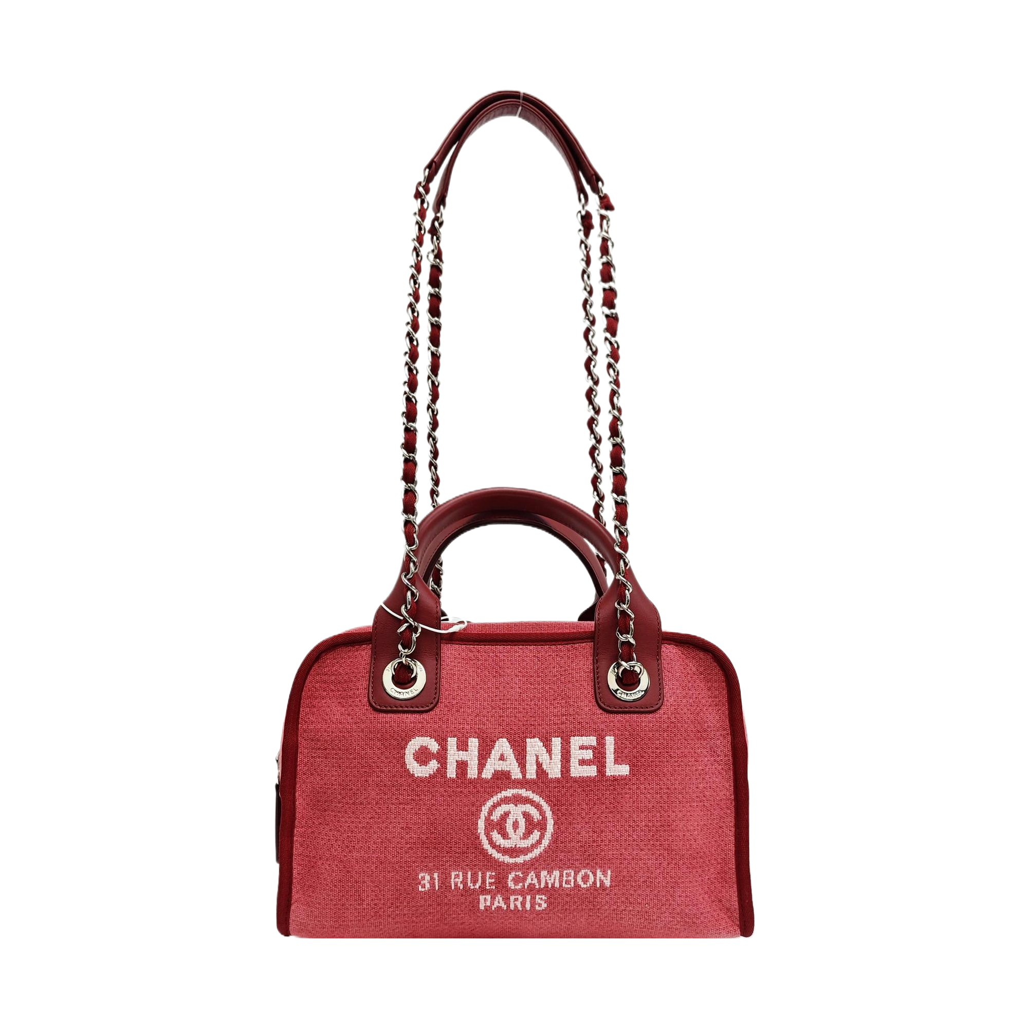 DEAUVILLE Small Fabric Red