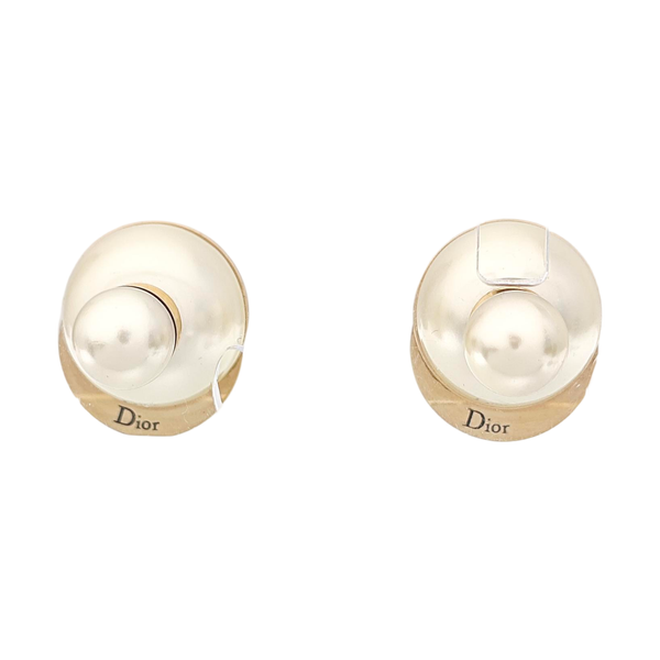 Faux Pearl White Stud Earrings