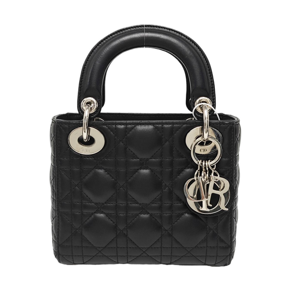 Lady Dior Mini Quilted Lambskin Black