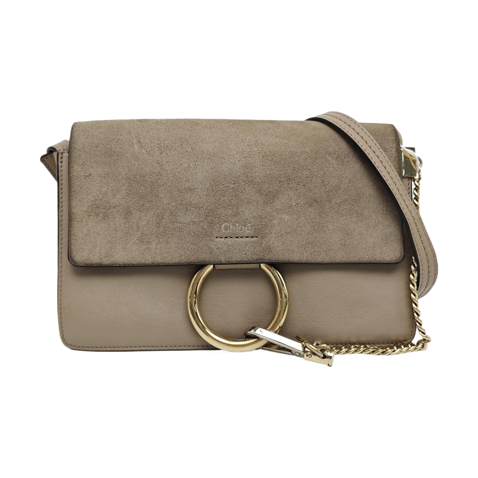 Faye Small Calfskin Gray