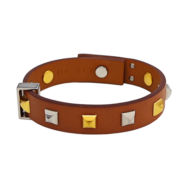 Leather Brown Bangle