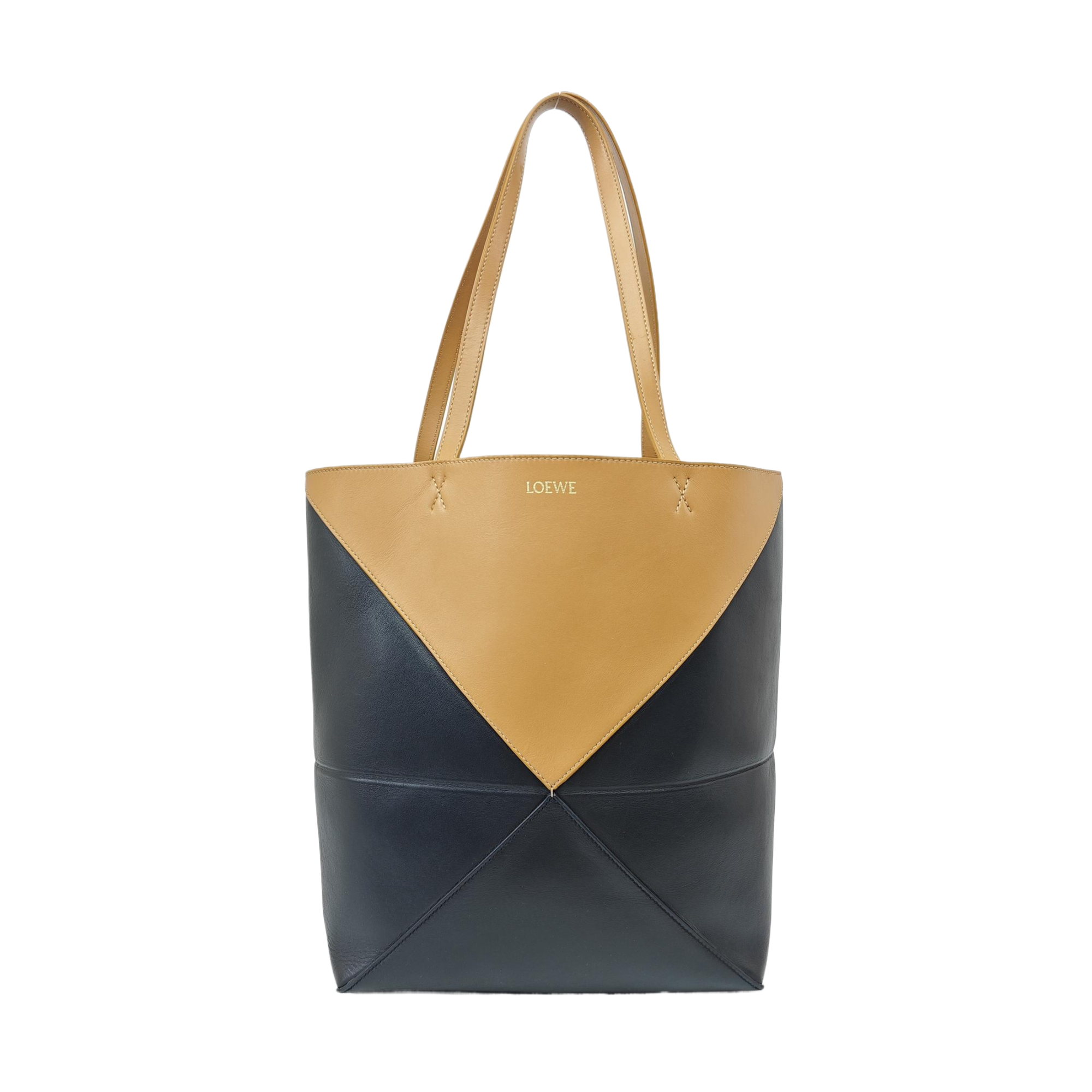 Puzzle Fold Medium Calfskin Multicolor