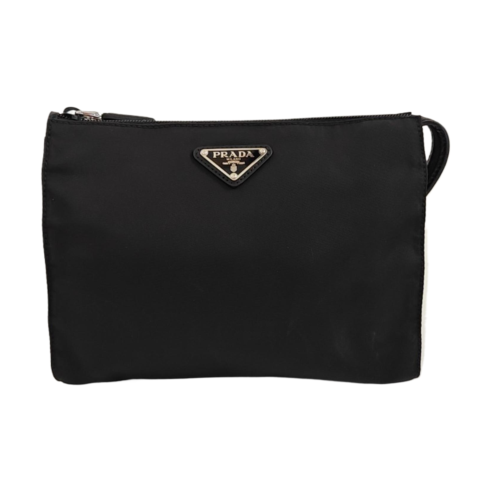 Nylon Clutch Black