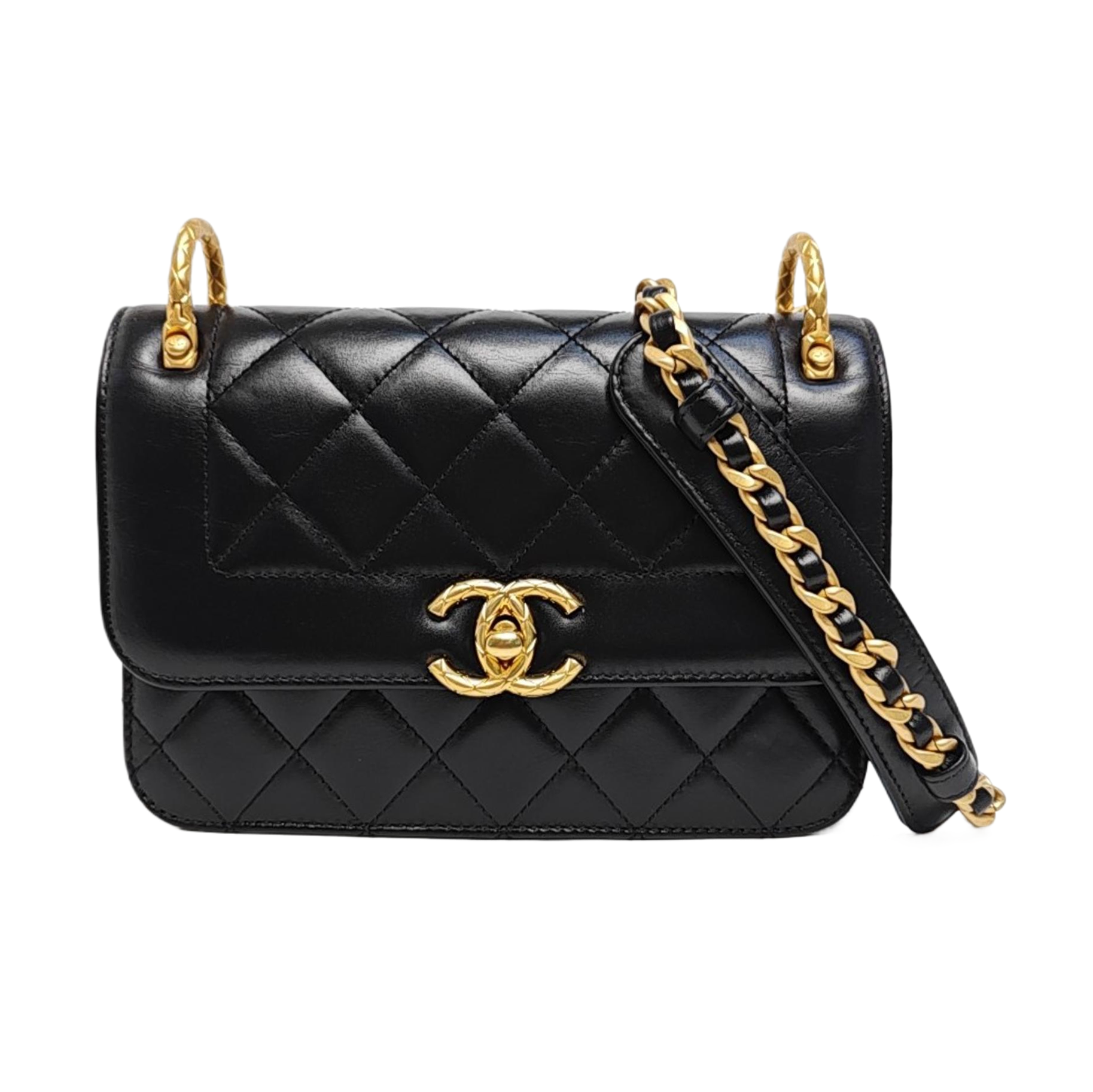 Quilted Calfskin Black