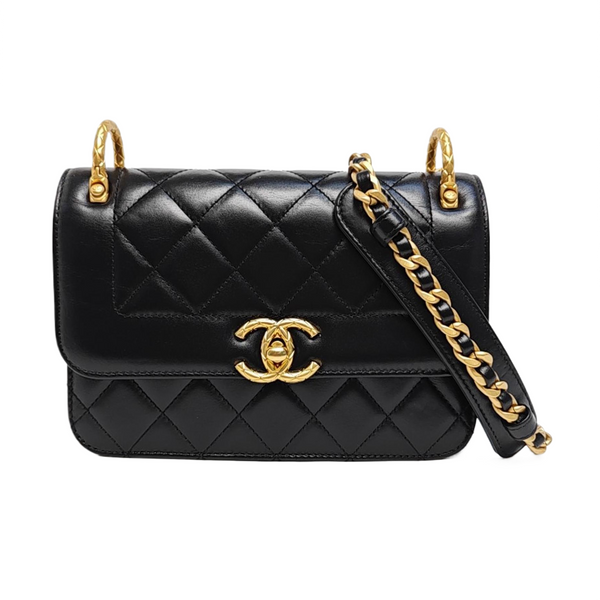 Quilted Calfskin Black