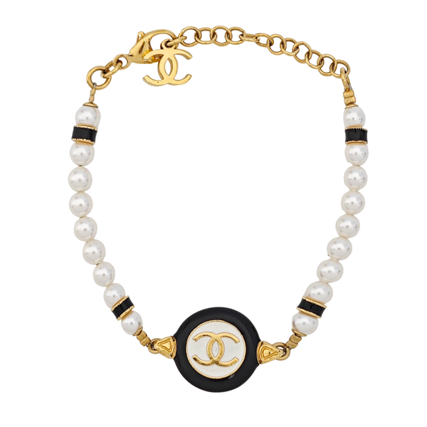 Faux Pearl White Bracelet