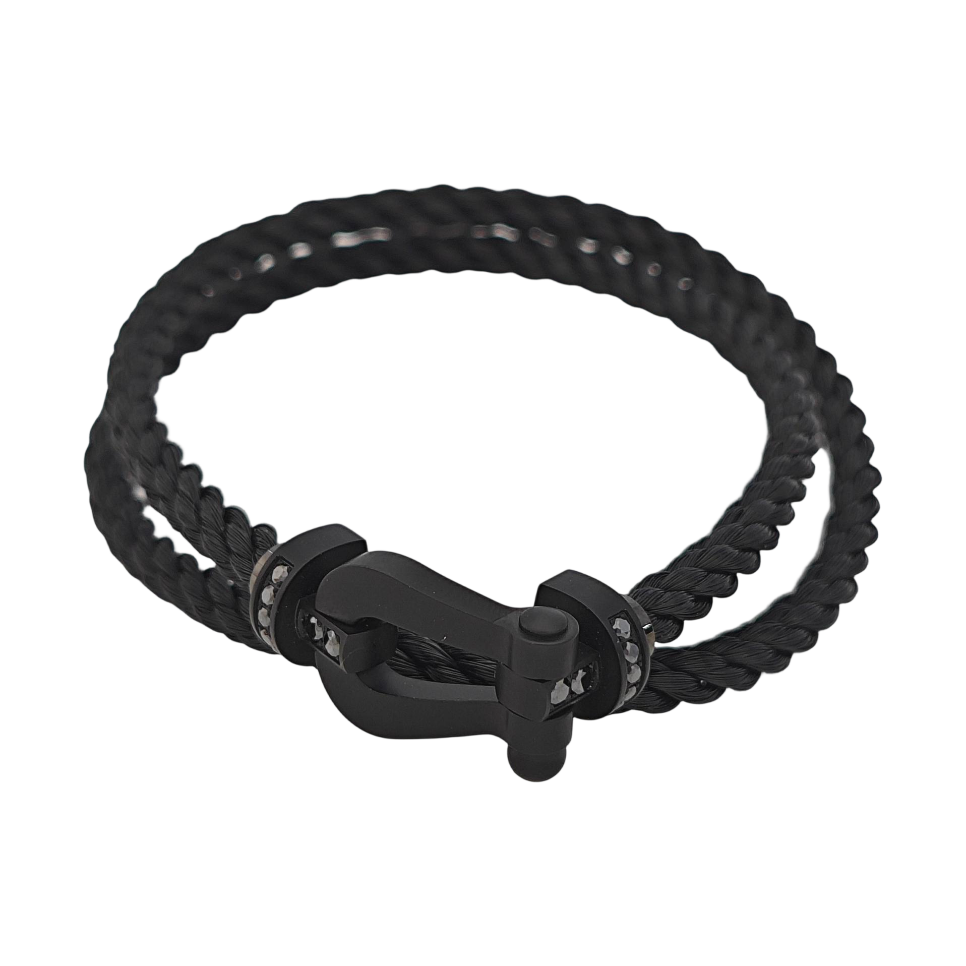 Force 10 Fabric Black Bracelet