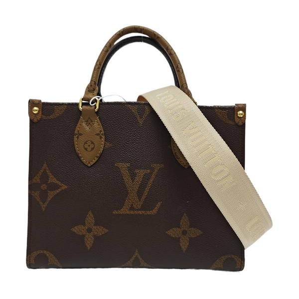 ONTHEGO PM Monogram Coated Canvas Brown