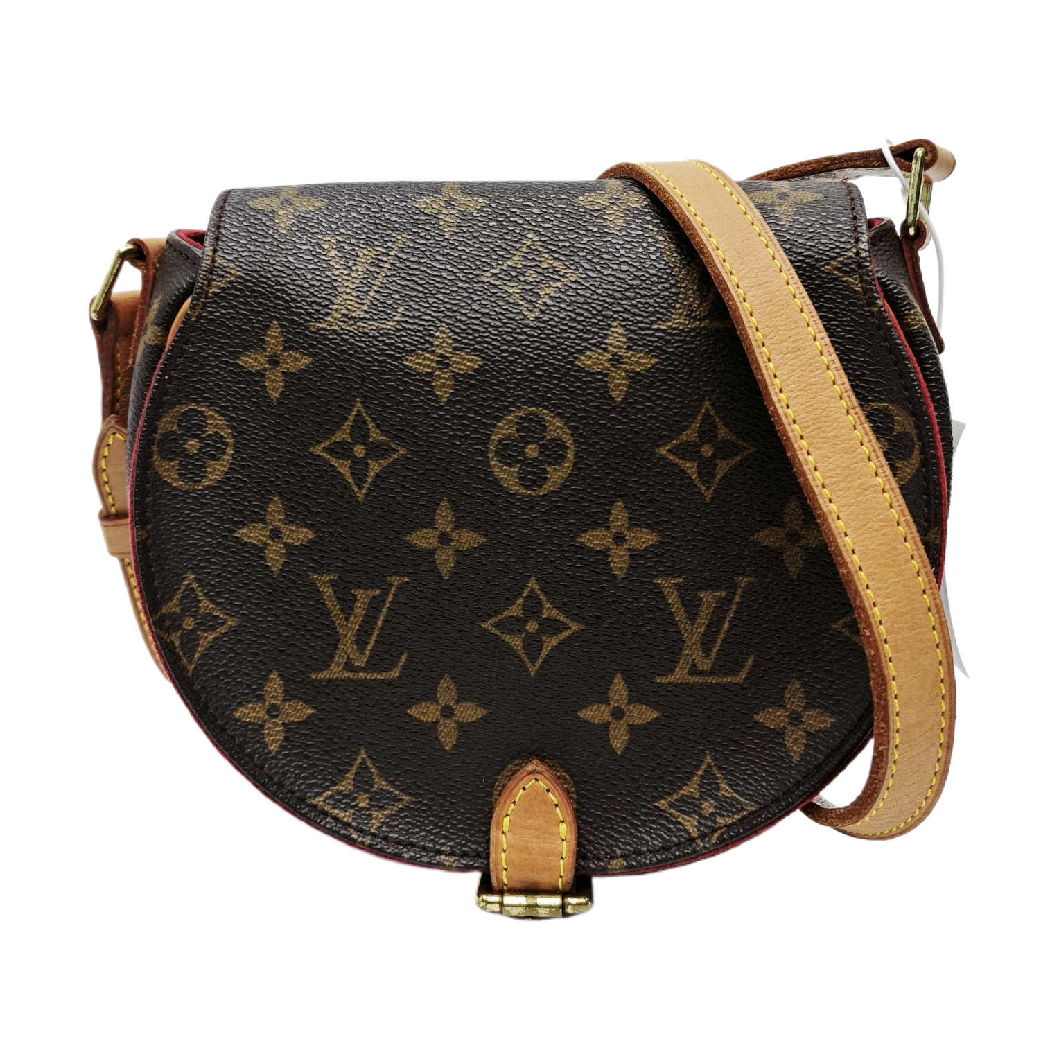 TAMBOURINE Monogram Coated Canvas Brown