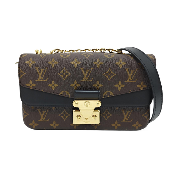 MARCEAU Monogram Coated Canvas Brown