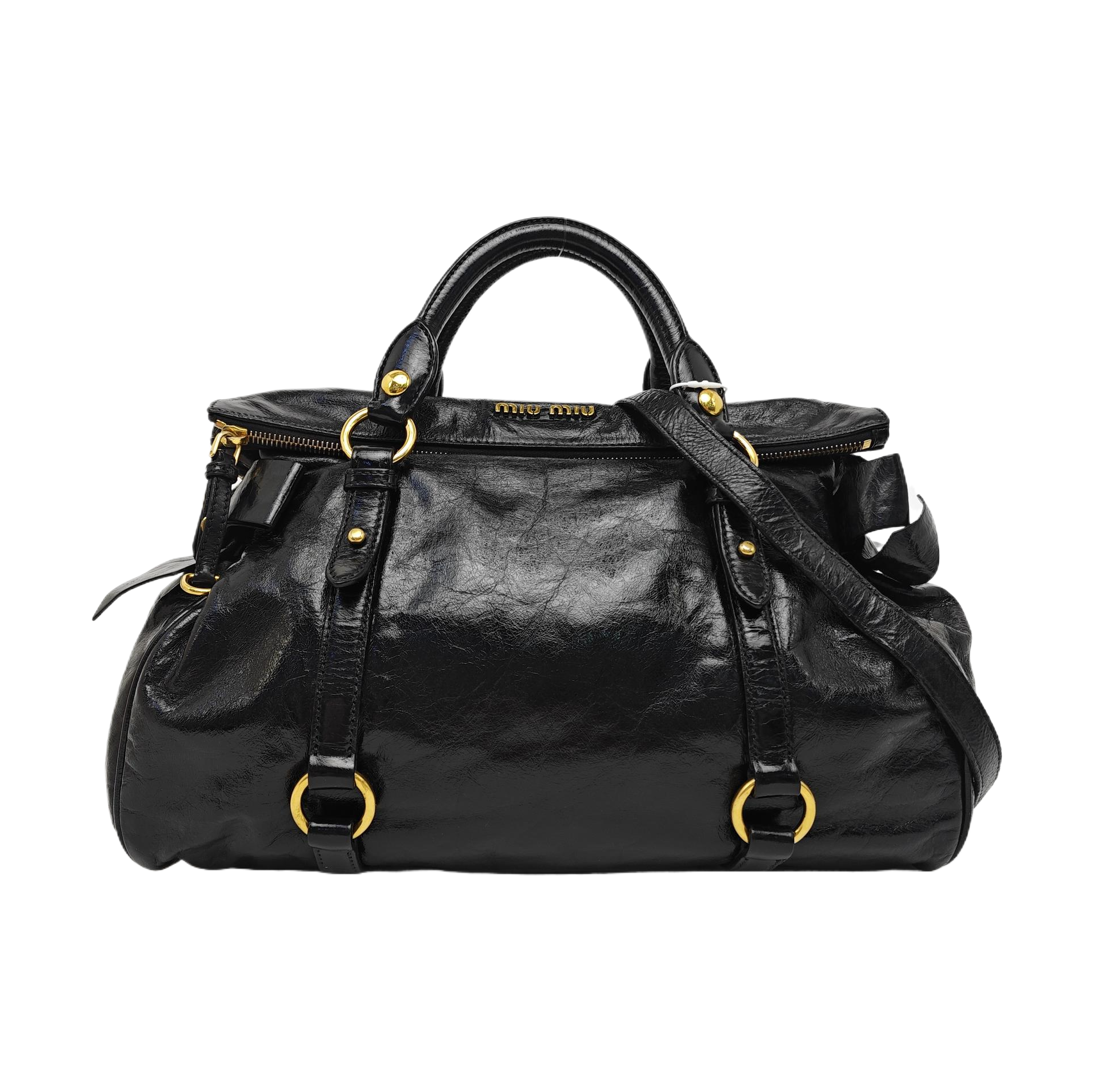 Bow Calfskin Black