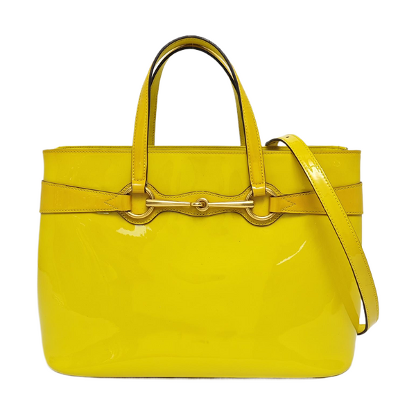 Bright Bit Patent Leather Yellow