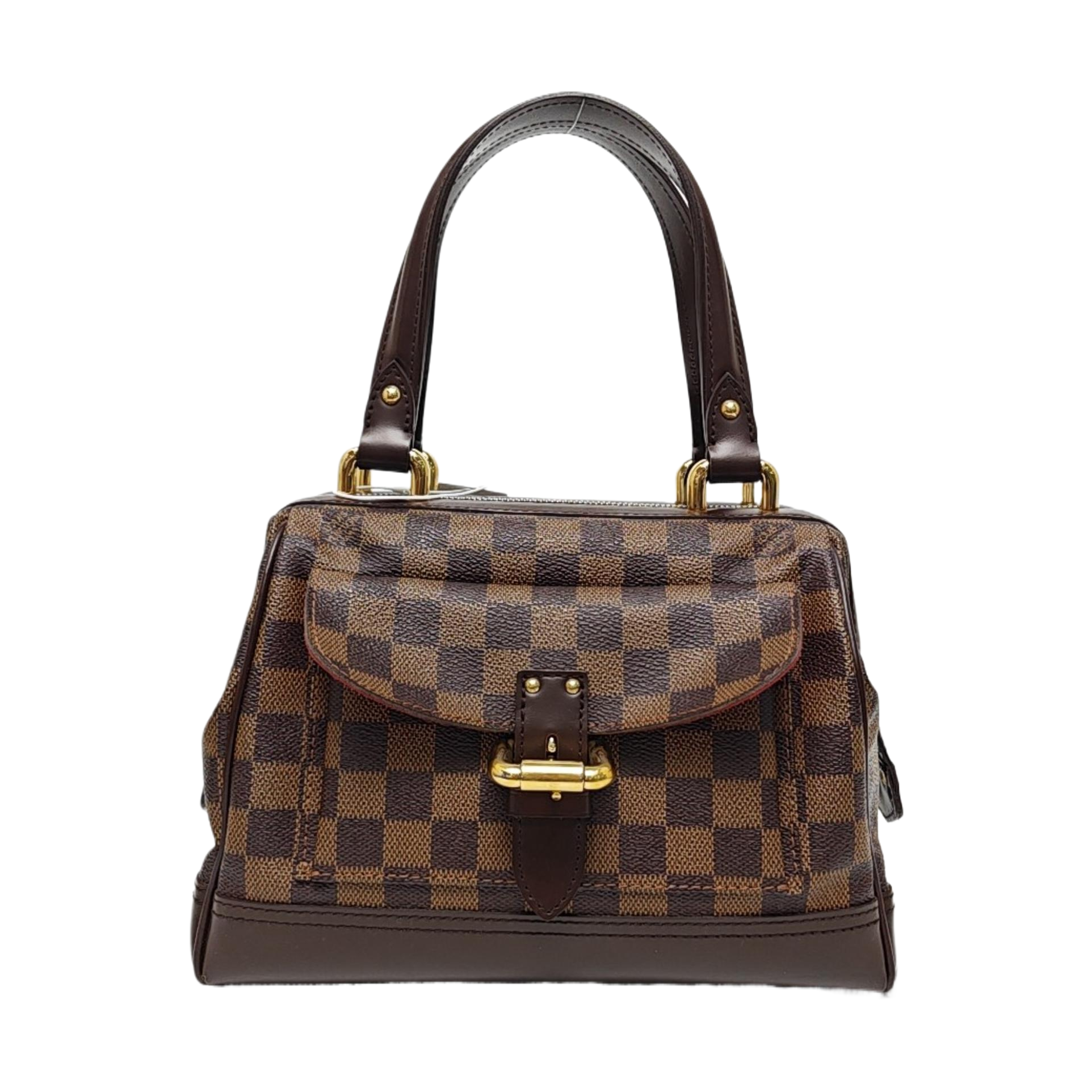 KNIGHTSBRIDGE Damier Ebene Coated Canvas Brown