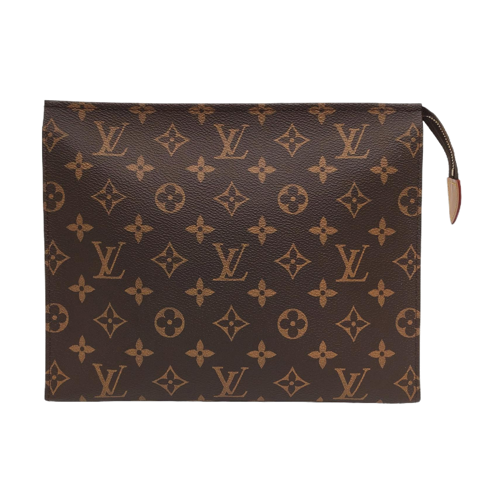 TOILET POCKET 26 Monogram Coated Canvas Brown