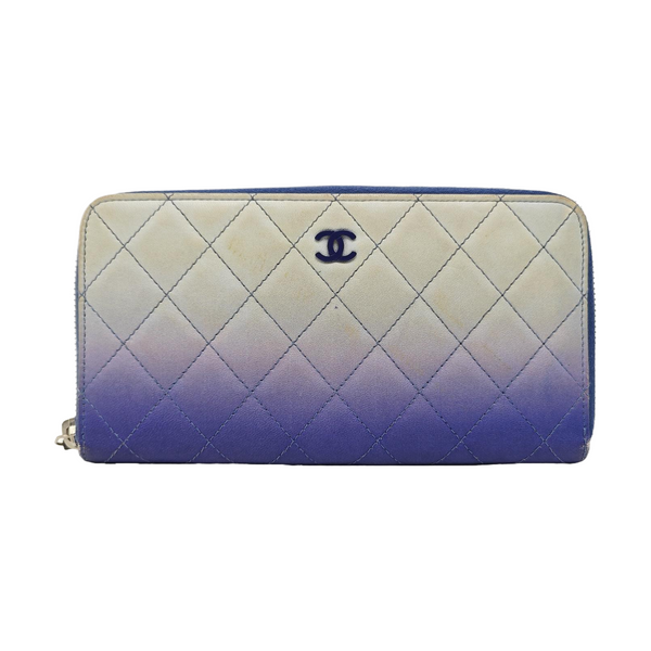 Quilted Calfskin Wallet Multicolor