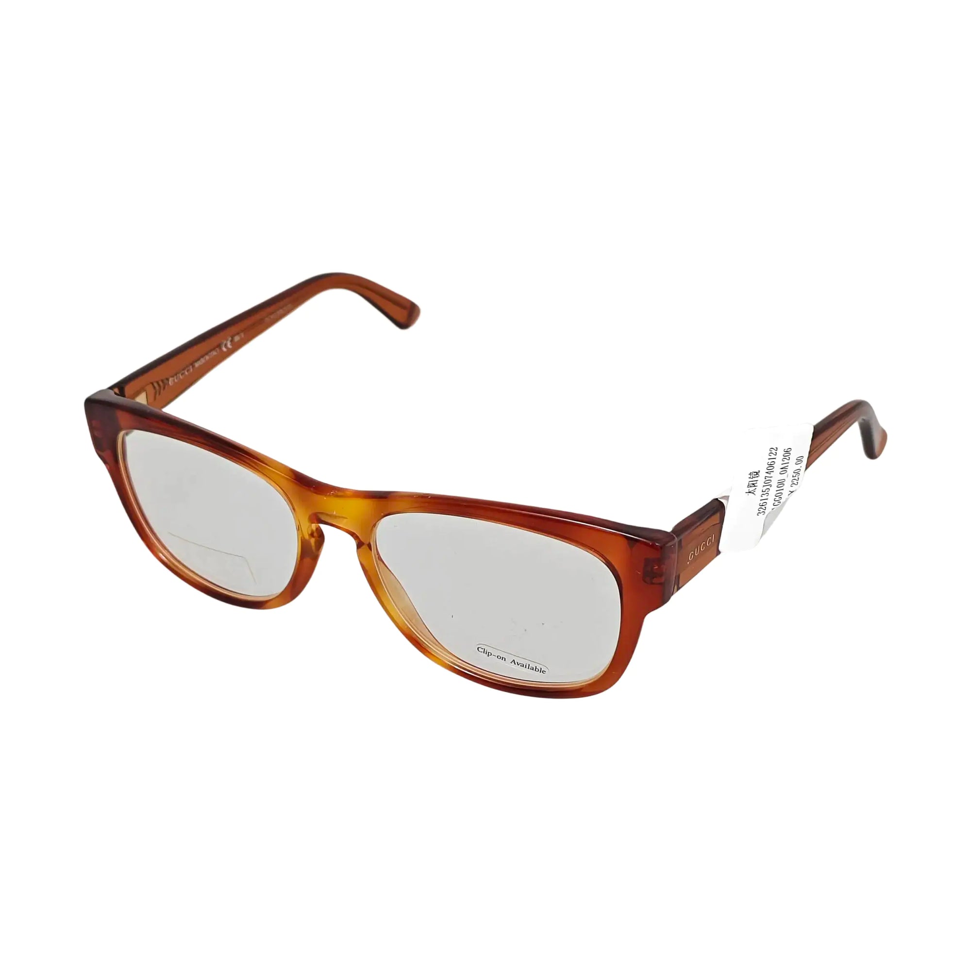 Synthetic Eyeglasses Brown