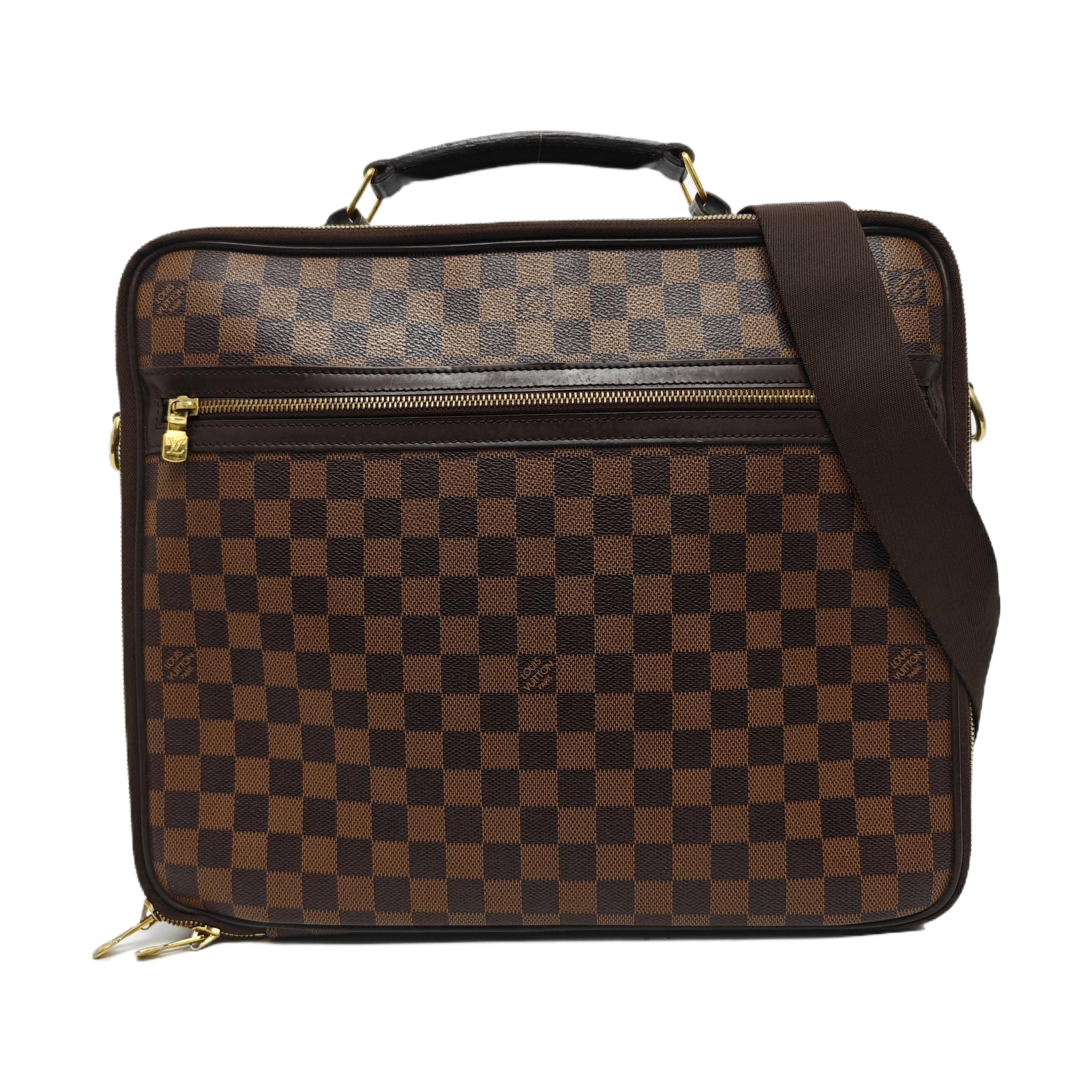 SABANA Damier Ebene Coated Canvas Brown