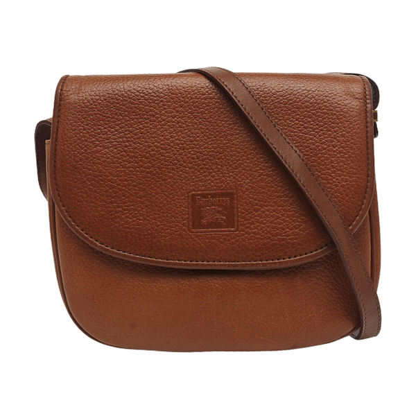 Calfskin Shoulder Bag Brown