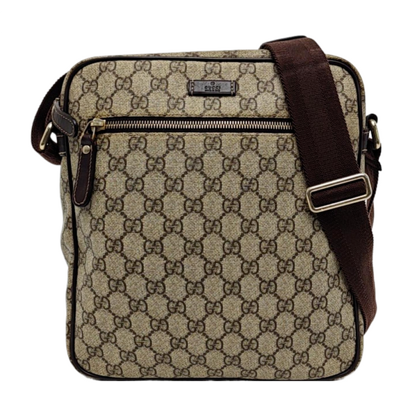 GG Supreme Monogram Coated Canvas Black