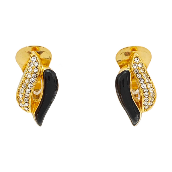 Metal Gold Clip On Earrings