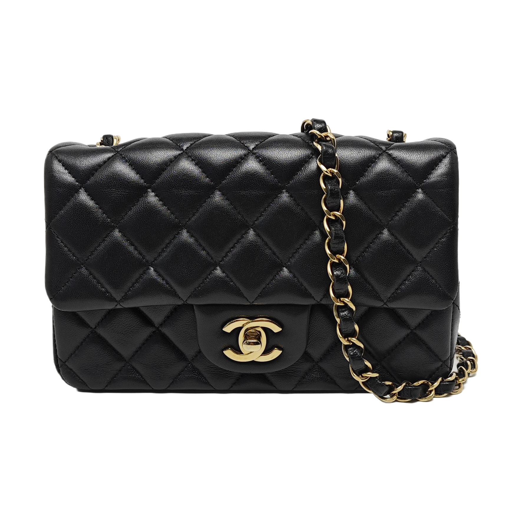 CLASSIC FLAP Mini Quilted Lambskin Black