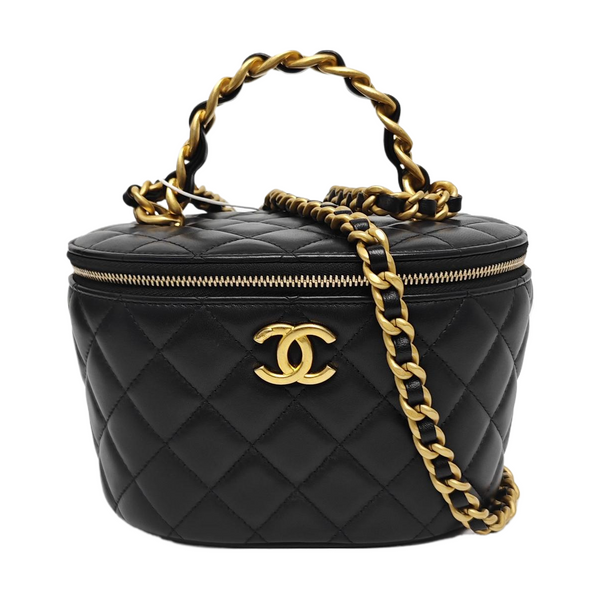 Quilted Lambskin Black