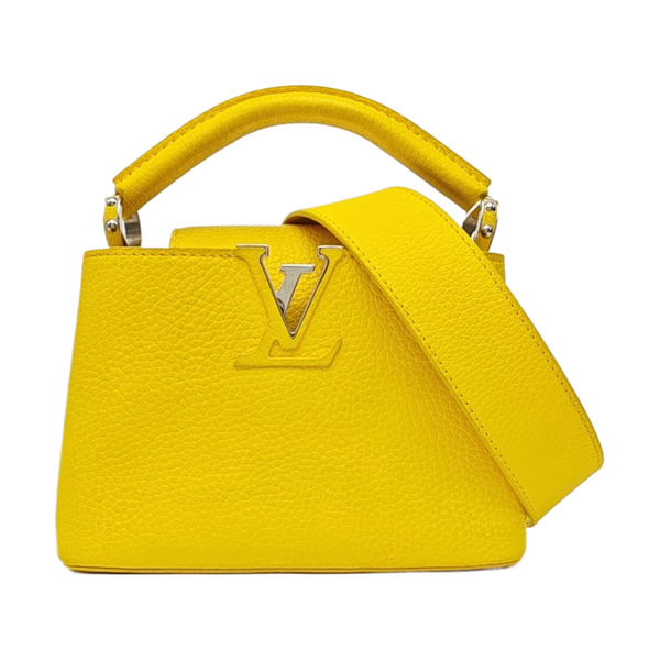 CAPUCINES Mini Calfskin Yellow