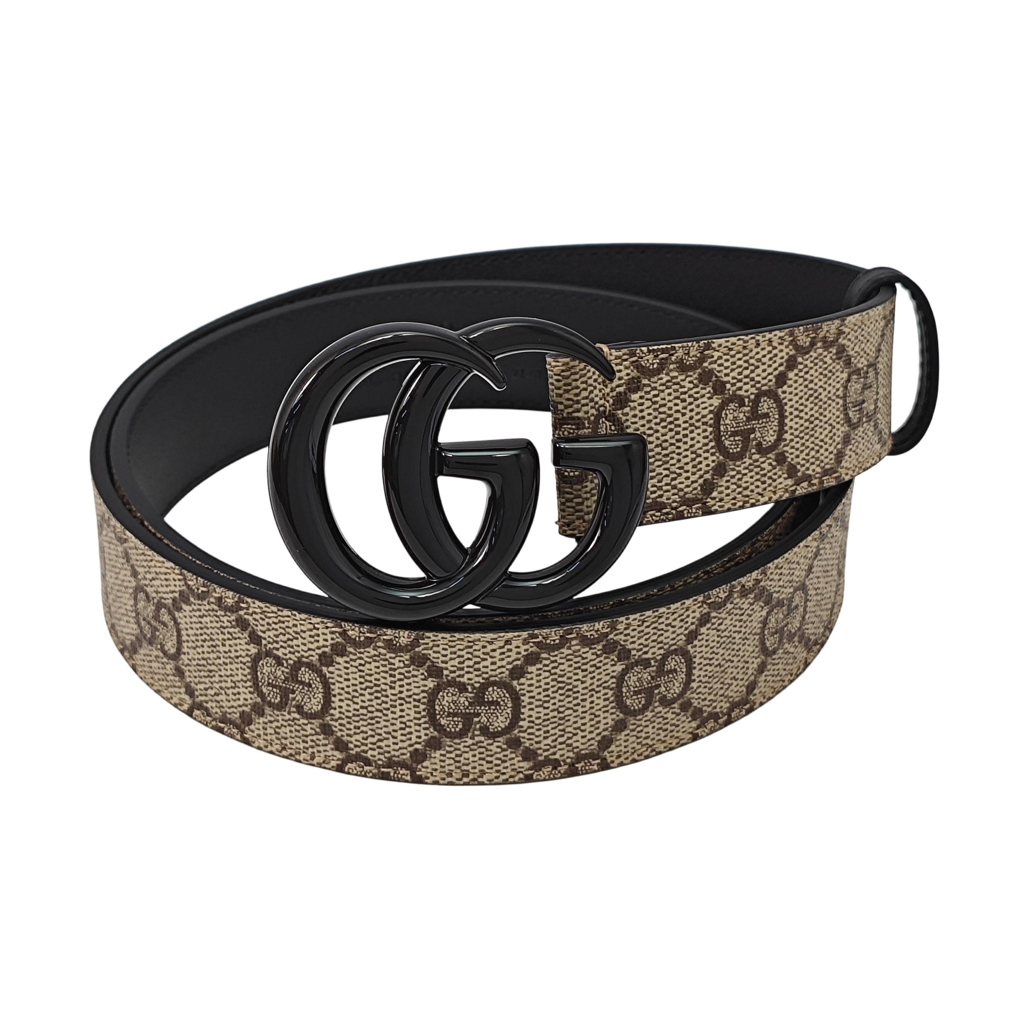 Leather Belt Beige