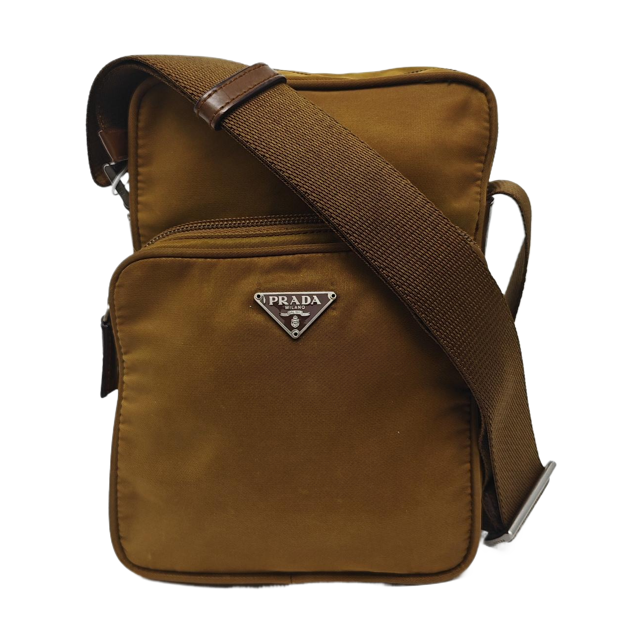 Nylon Crossbody Bag Nylon Brown