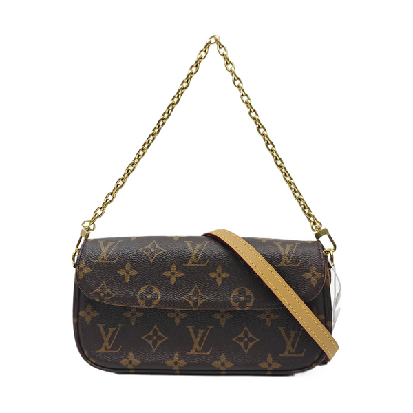 IVY Monogram Coated Canvas Brown