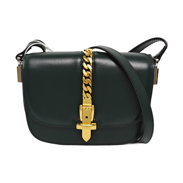 Sylvie 1969 Mini Calfskin Green