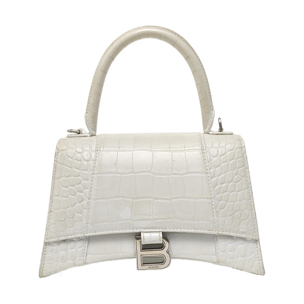 Hourglass S Calfskin White