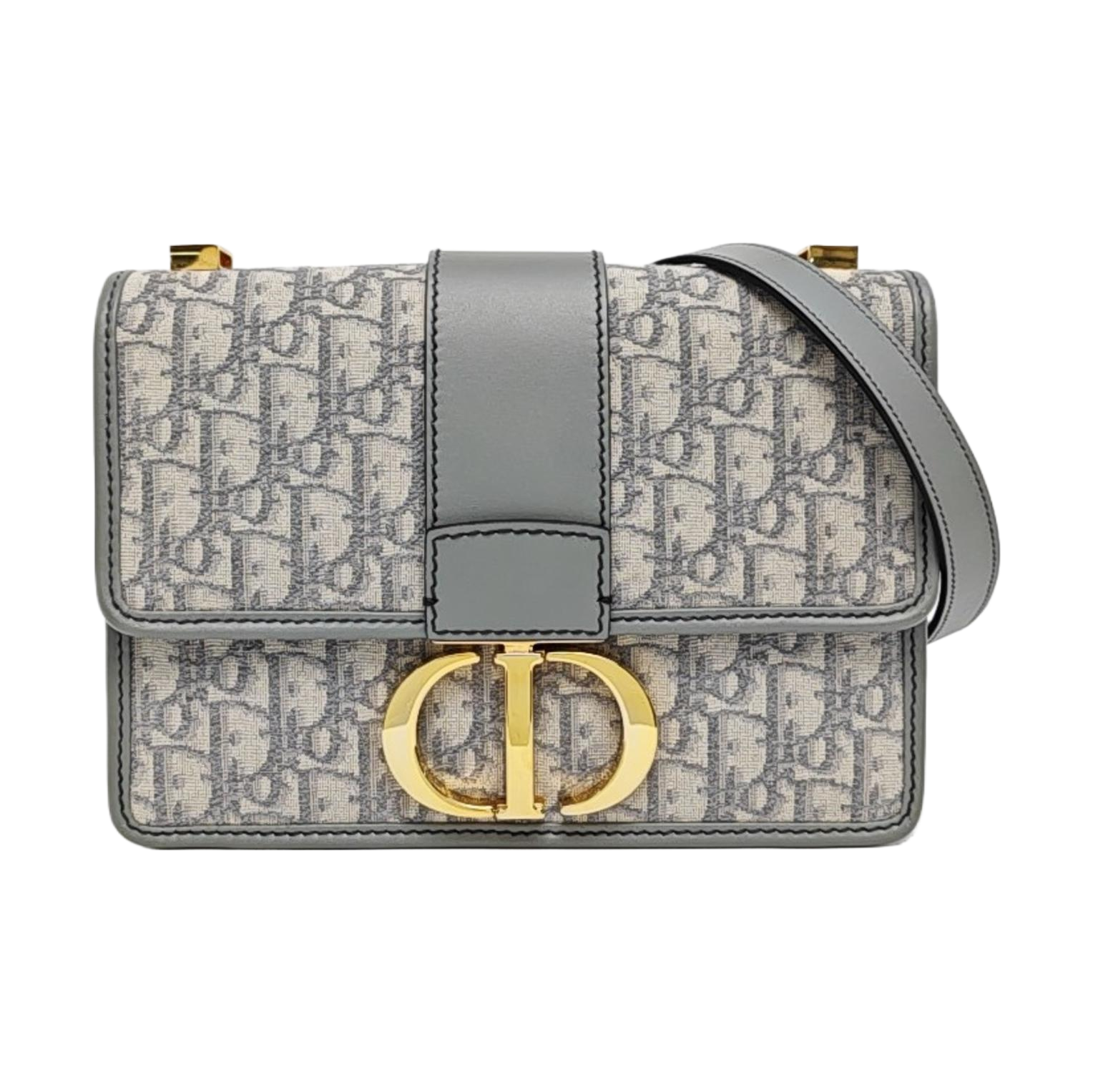 30 Montaigne Medium Oblique Canvas Gray